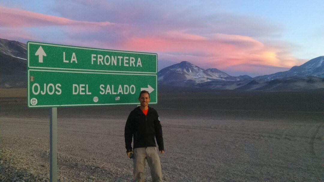 Paisaje volcánico en la Puna